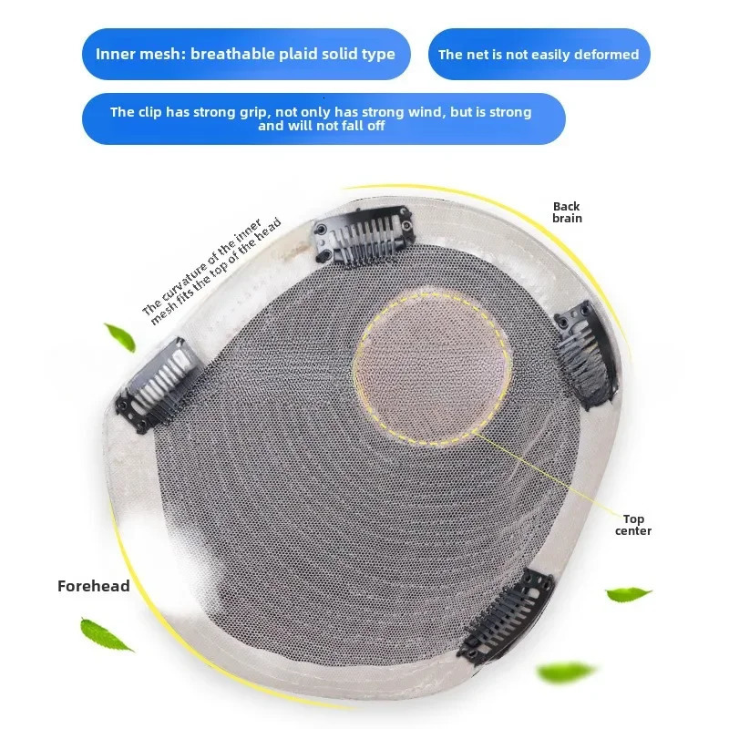 16*18 Human Hair Wig Silk PU Base Mens Wig Unit Mens Capillary Prosthetics Natural Male Hair Replacement System Wig 250224