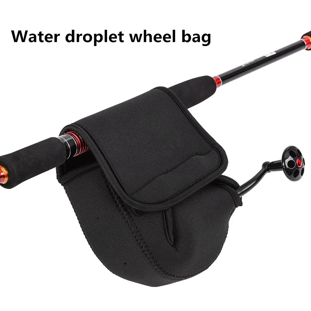 SML Spinning Fishing Reel Cover Neoprene Wheel Protective Case Waterproof Bag Storage Water Drop Package Outdoor 250213