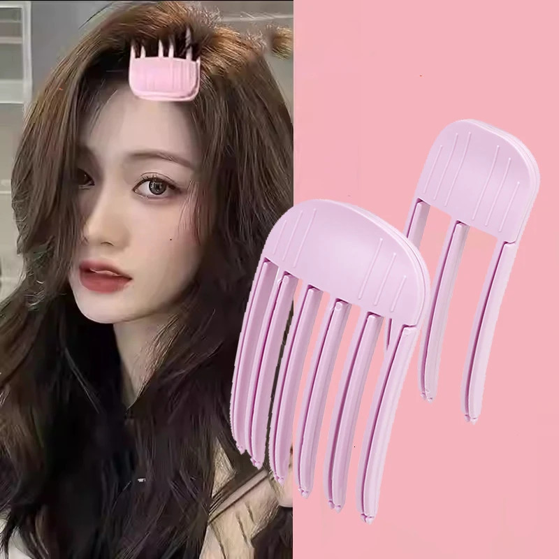 Fluffy Hairpin Curling Bangs Barrette Hair Roots Volumizing Clip Fixed Shape Fashion Volume Roller 250218