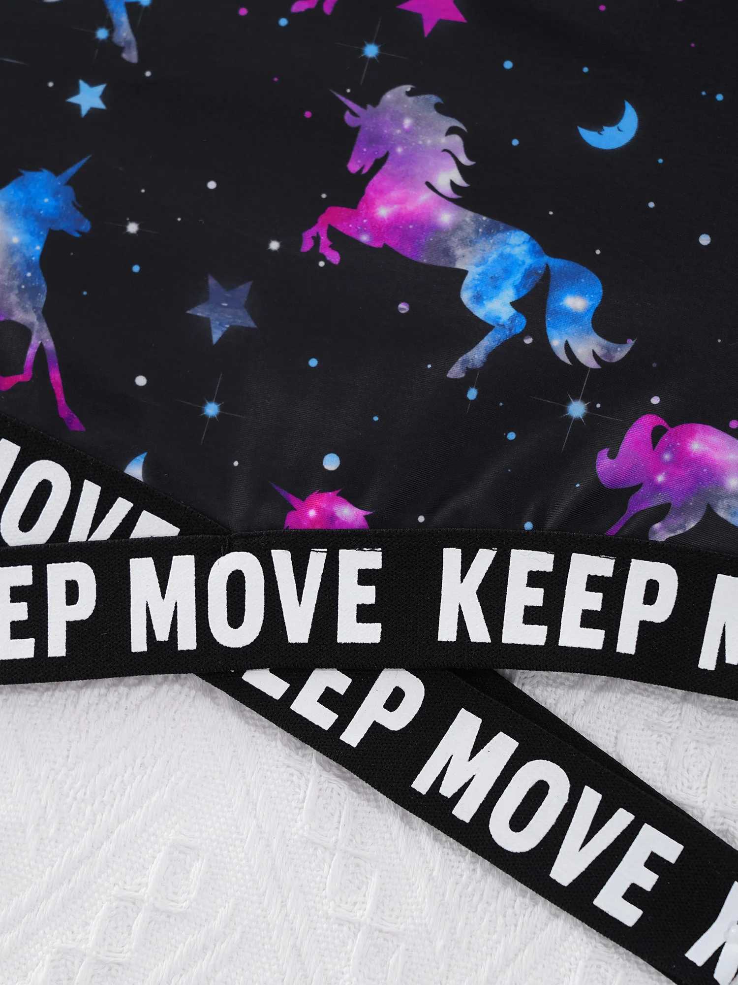 Kid Girls 2PCS Bikini Sets Swimwear Children Swimsuit Bathing Beachwear Costumes Round Neck Sleeveless Crop Tops with Shorts X250224