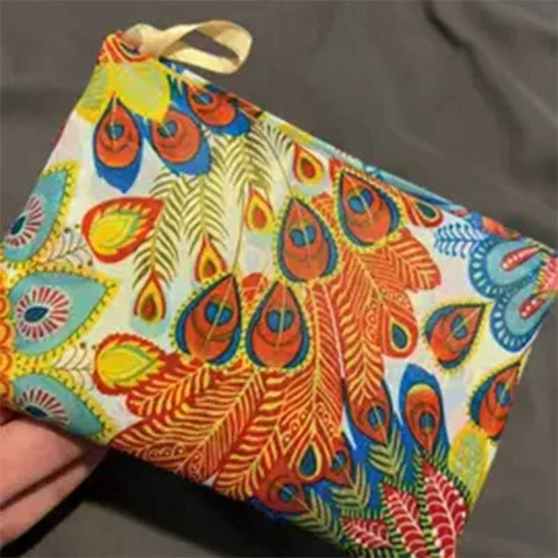 Foldable Shopping Bag Reusable Travel Grocery Bag Eco-Friendly Cute Butterfly Printing Portable Supermarket Tote Shopping Bag Z250224