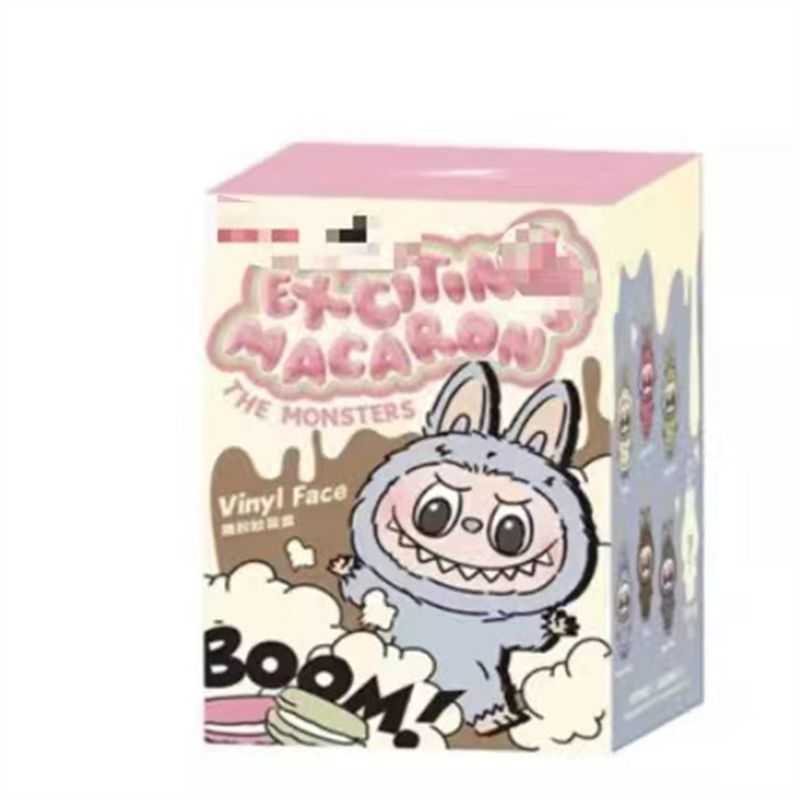 The Chinese version of Bubble Mart LABUBU Labubu Heartbeat aron Vinyl Mask Series Blind Box Trendy Play Free shipping