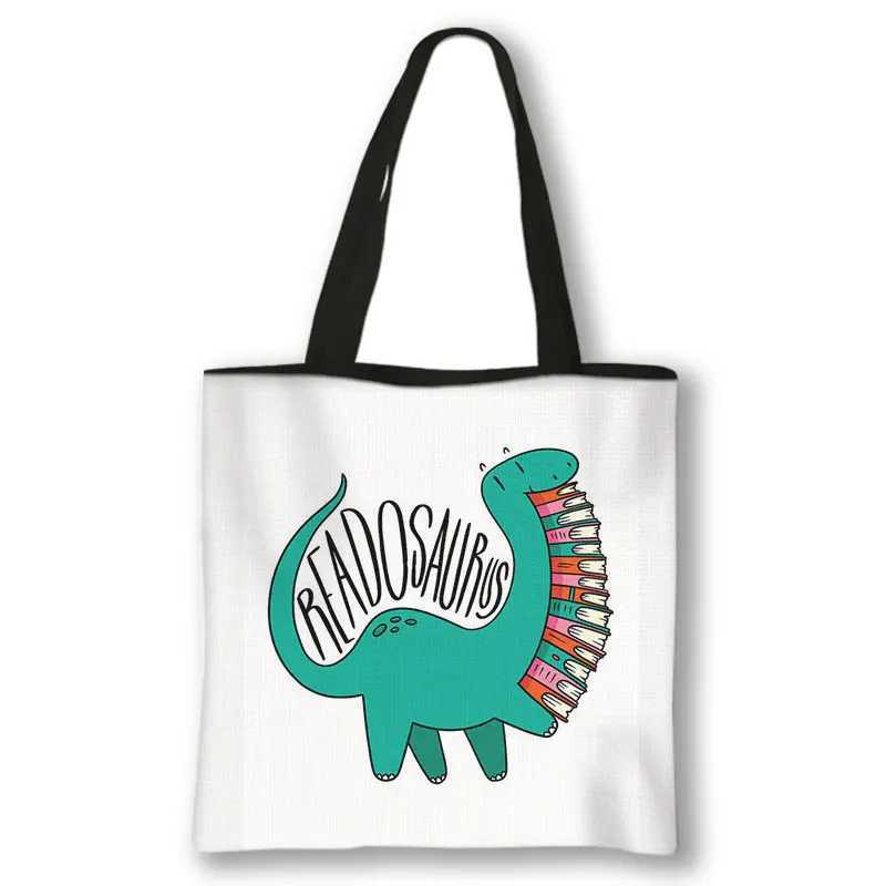 Librarian Books Lover Print Shopping Bag I Have No Shelf Control Totes Large Capacity Bags Ladies Handbag Reusable Shopper Bags Z250224