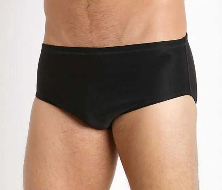 Free shipping Mens swimming trunks Low-waisted flat-horn swimsuit Super speed dry sexy bikini Private customizedXJ250224