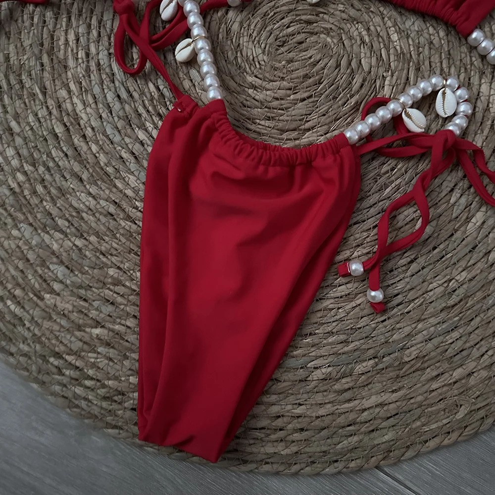 Sexy Micro Thong Bikini 2024 Women Swimsuit Female Swimwear Bikinis Set Brazilian Beach Wear Bathing Suit Biquini 250224