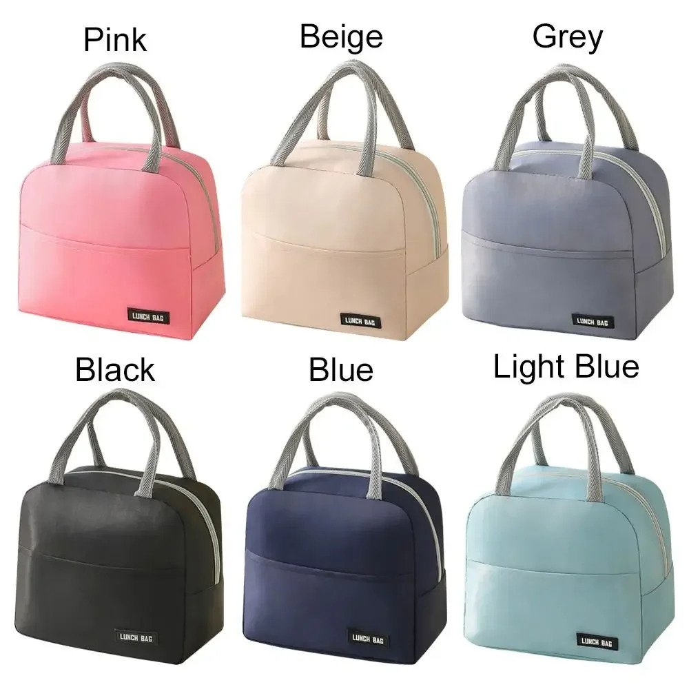 Student Picnic Storage Bag Lunch Box Insulated Thermal Bag Breakfast Organizer Cooler Lunch Bag 250224