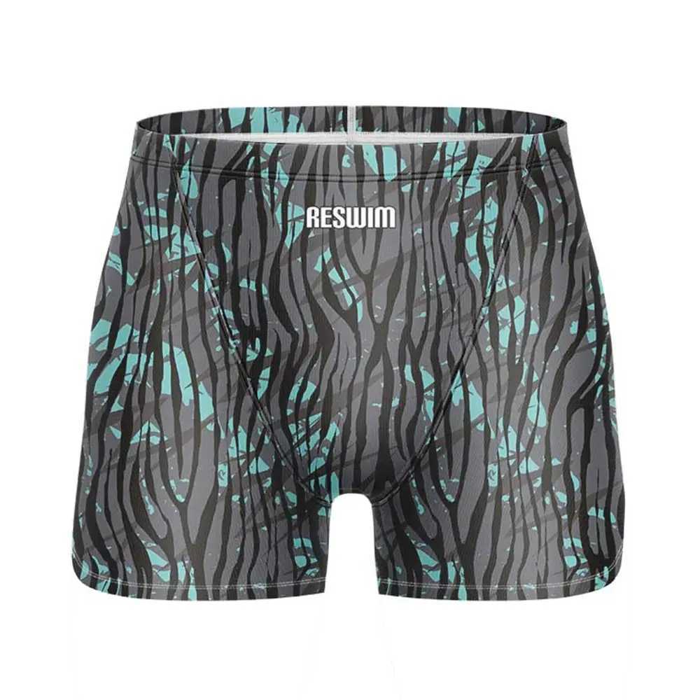 2025 Summer Mens Swimming Trunks Endurance Athletic Training Shorts Jammer Swimsuit Shorts Breathable Beach Surf Tights PantsXJ250224