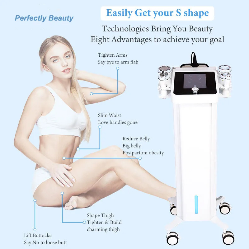 High Quality 9 in 1 CET RET 448K Vacuum Cellulite Reduction 40K Fat Dissolving Body Slimming Shaping Vertical Machine Salon SPA