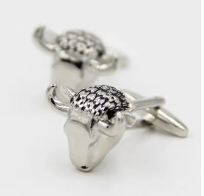 10 pairs of wild water buffalo Niu cufflinks copper plated cufflinks shirt cufflinks mens jewelry accessories 250220