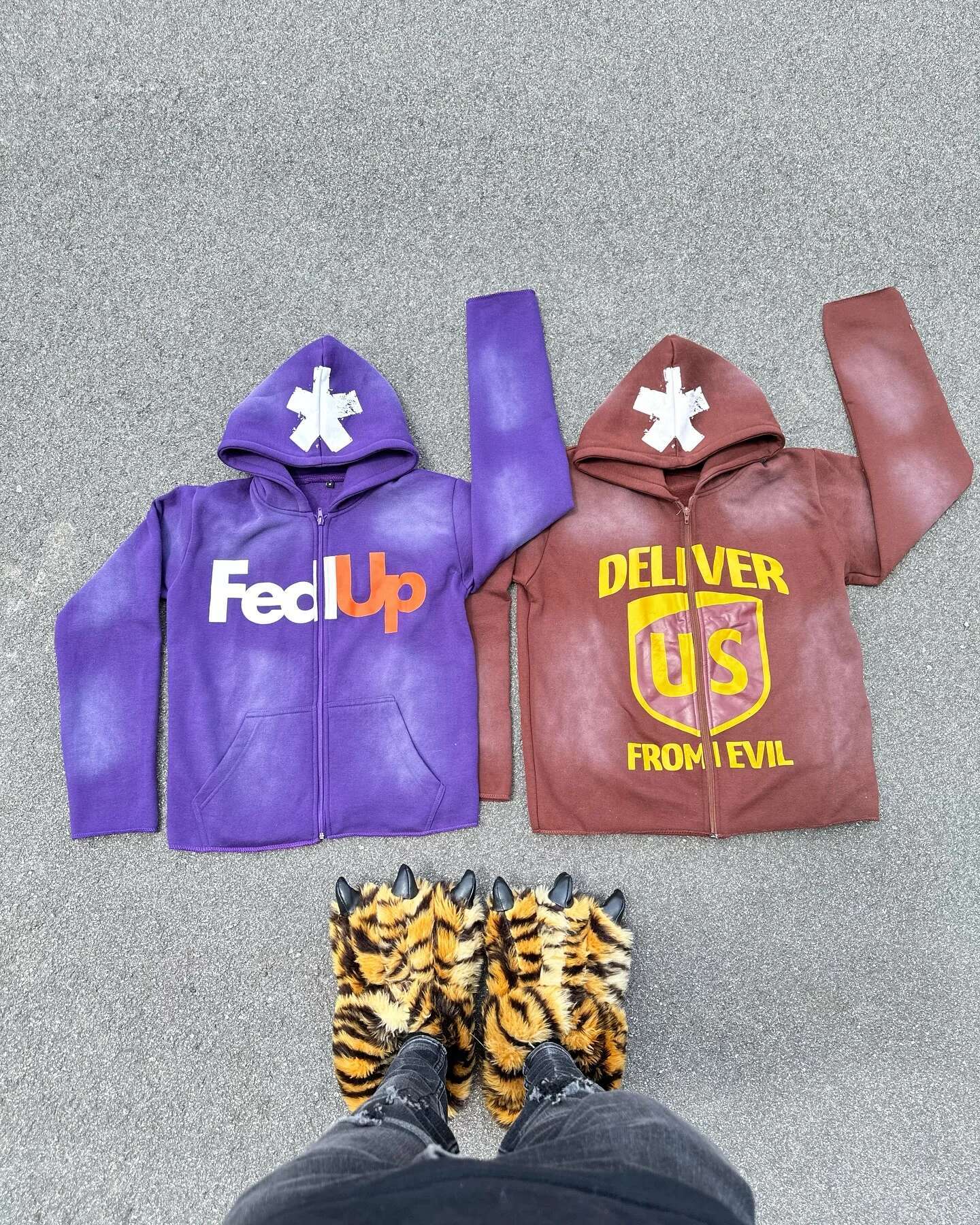 Vintage Personality Printed Loose Cotton Washed Hoodies American Style Couple Trend Sweatshirts Autumn Distressed Jackets