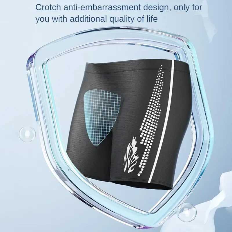 Mens high waisted breathable swim dry quick drying adult swimsuit comfortable lining swimming pool hot springXJ250224