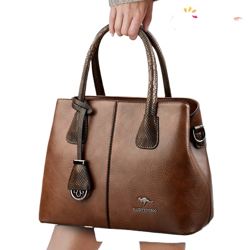 3 Layers Large Capacity Womens Casual Tote Bag Leather Shoulder Handbags Bags Designer Women Crossbody Bag