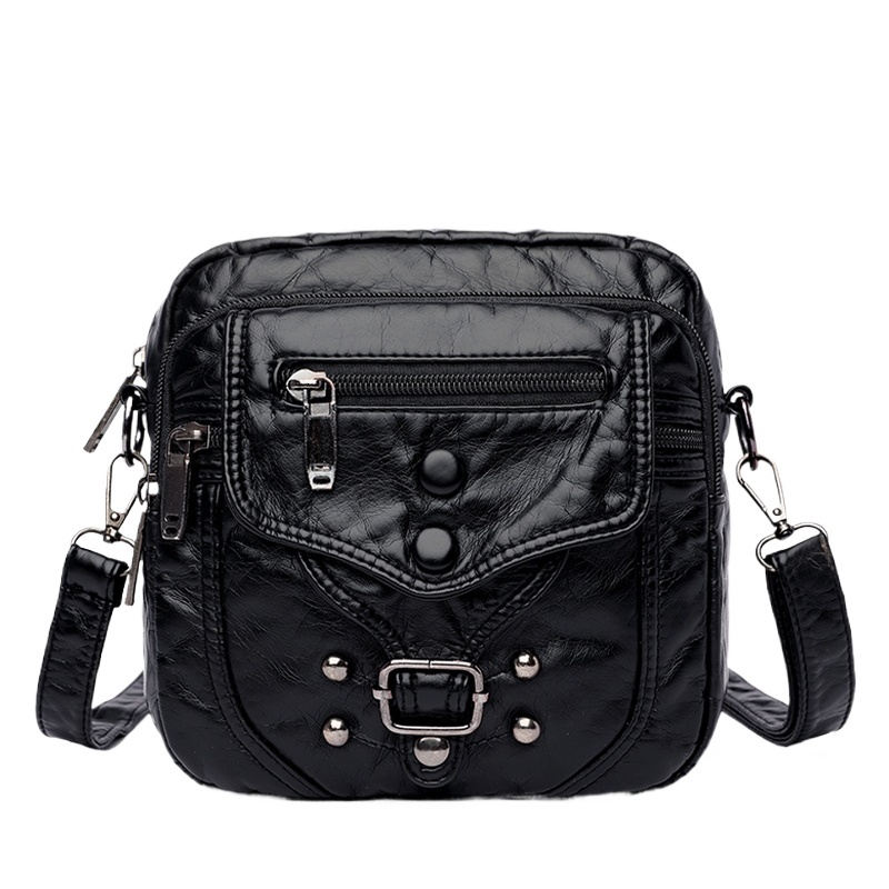 Many Pockets Shoulder Crossbody For Women New Style2 Brand Designr Soft Leather Handbags Leisure Style Ladies Messenger Bags Sac