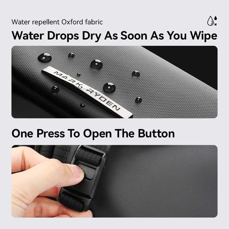 MarkRyden Casual II Leather Waterproof Scratch Fashion Summer Large Capacity Casual Nylon Womens Shoulder Bag Z250225