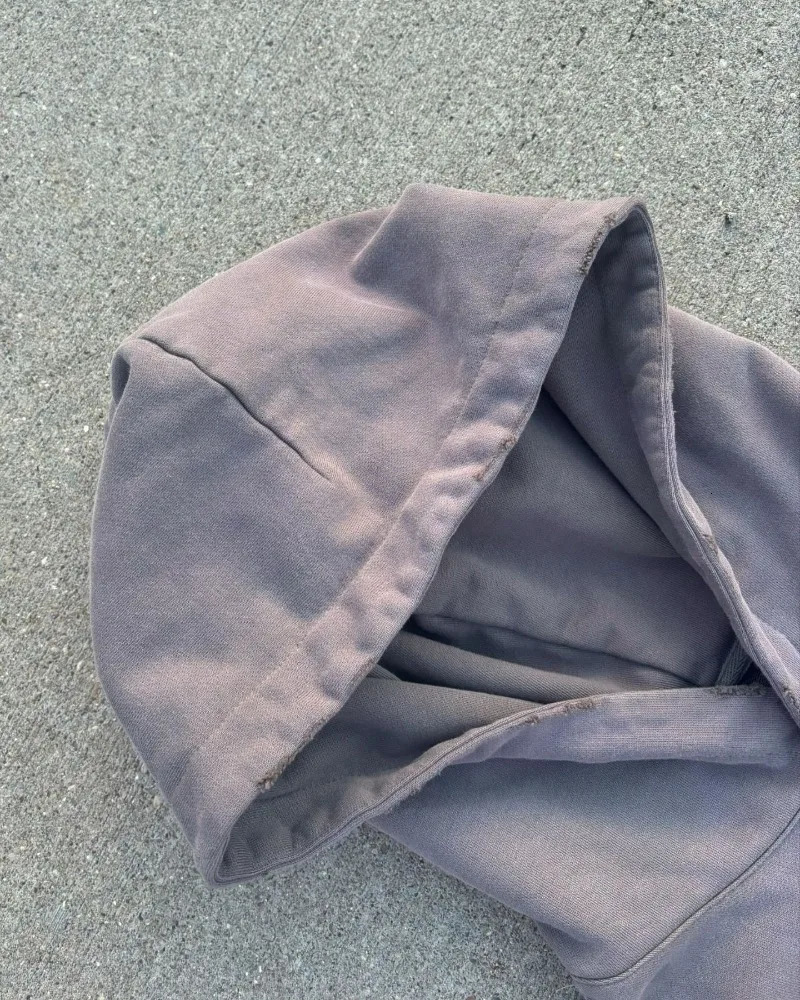 American Fashion Gothic Cartoon Letter Pattern Printed Oversized Hoodie Mens Y2K Street Loose Harajuku Versatile Sweatshirt 250224