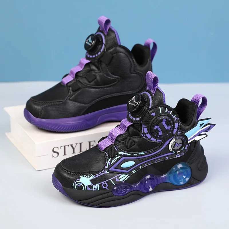 2025 Boys Basketball Shoes - Non-Slip Breathable Sneakers for Kids Trendy Running Sports Shoes for Big Boy W250225