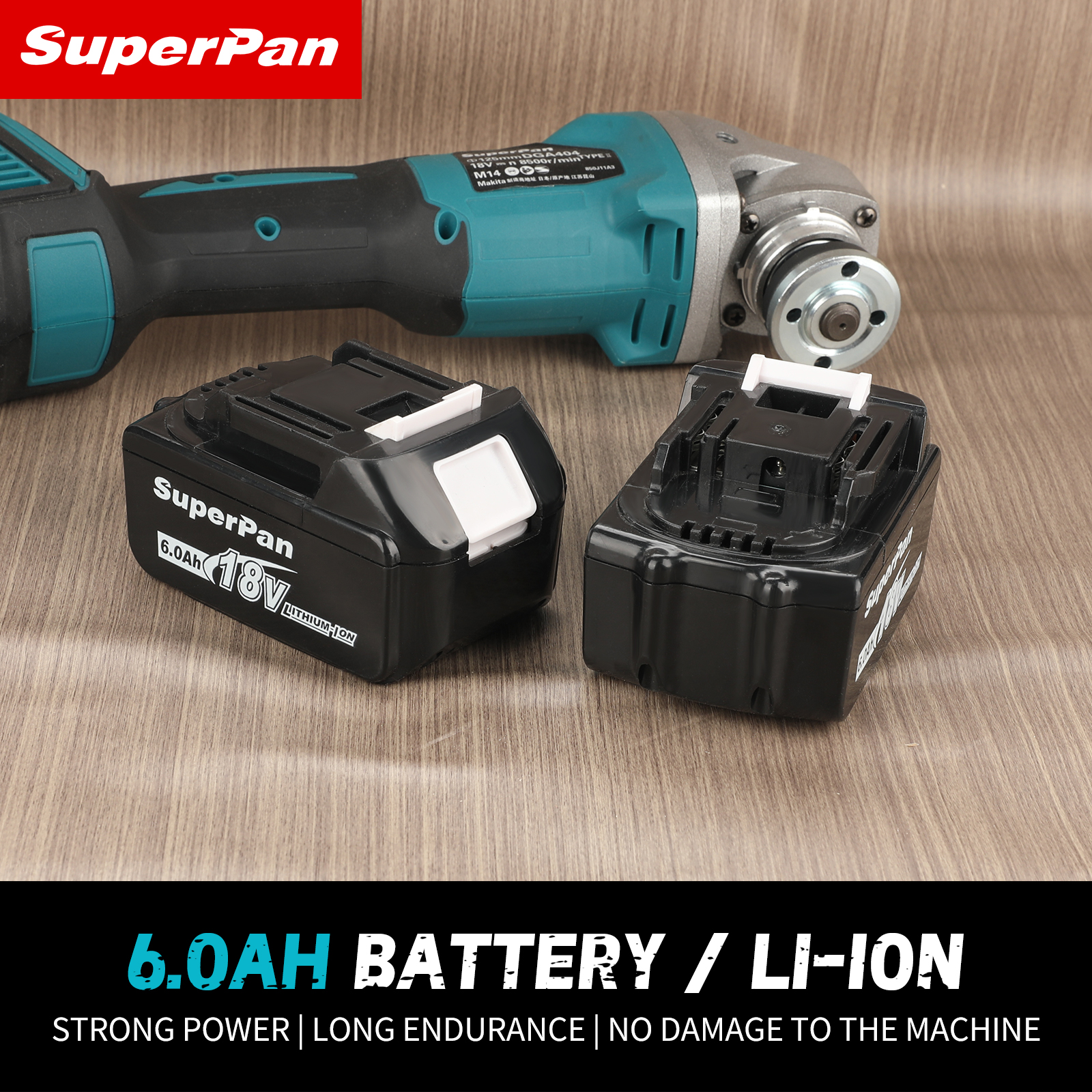 High Capacity MAKITA 18 Volt 6.0 Amp Hour Replacement Power Tool Battery