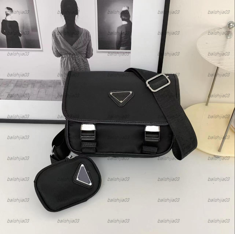 Luxury Designer Messenger Bag Nylon Mens Cross body Bag TRIO 2 Piece Sets Fashion Men Shoulder Bags Women tote Multifunction Crossbody Purse Clutch Wallet M69443