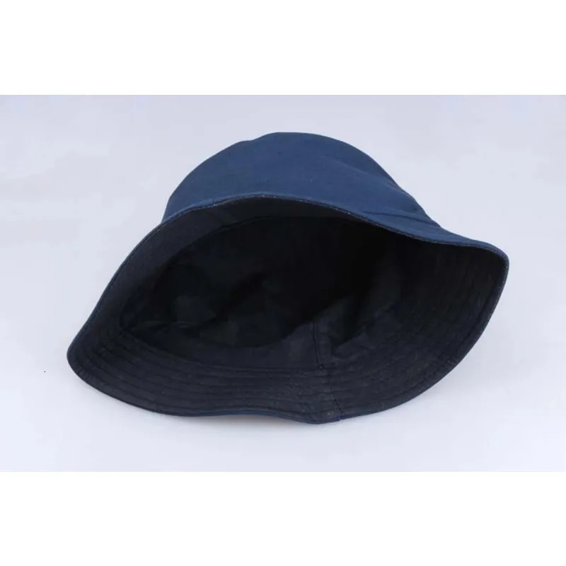 Solid Color Black Foldable Bucket Hats Beach Sun Hat Street Headwear Fisherman Outdoor White Cap for Men and Woman 250210