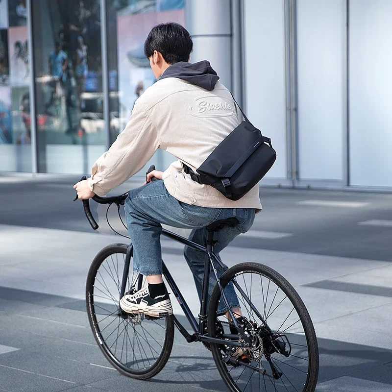 Mark Ryden function crossbody bag male shoulder handheld personality large capacity tide messenger computer bag Z250225