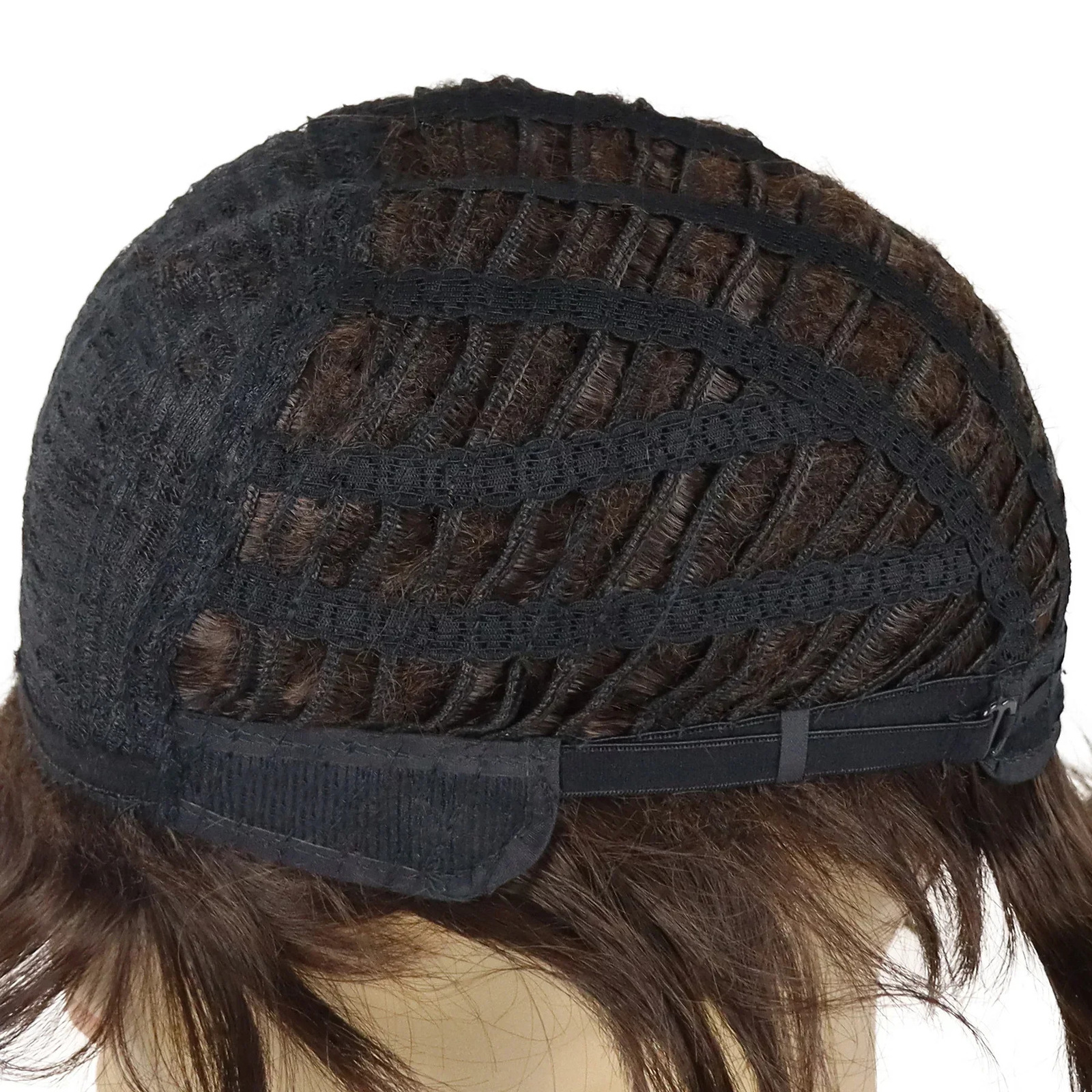 GNIMEGIL Synthetic Mullet Head Wig Natural Brown Wig for Man Boys Short Straight Wolf Tail Hair Cosplay Costume Anime Man Wig 250224