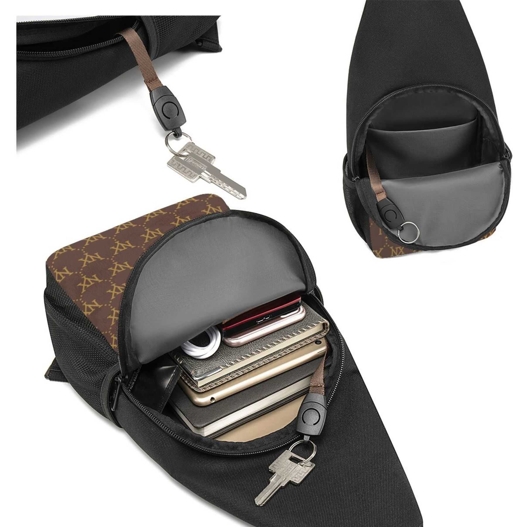 NXY Sling Bag Men's Crossbody Men Casual Sporty Shoulder Bags Male Chest Pack Waist Bag Luxury Messenger Fashion Handbag