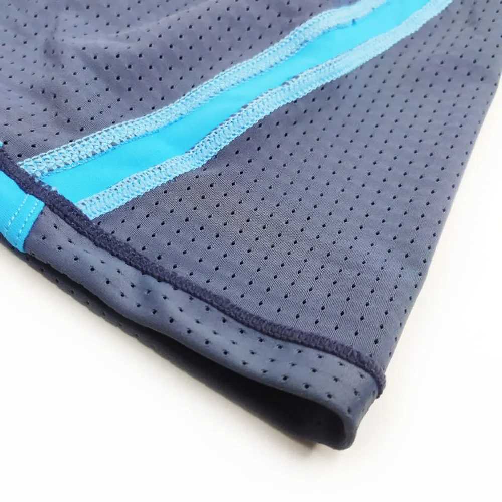 Sexy Mesh Patchwork Swimsuit Men Swimming Trunks Low Waist Men Swimwear Mens Swim Shorts Push Up Long Boxer Surfing Bathing SuitXJ250224