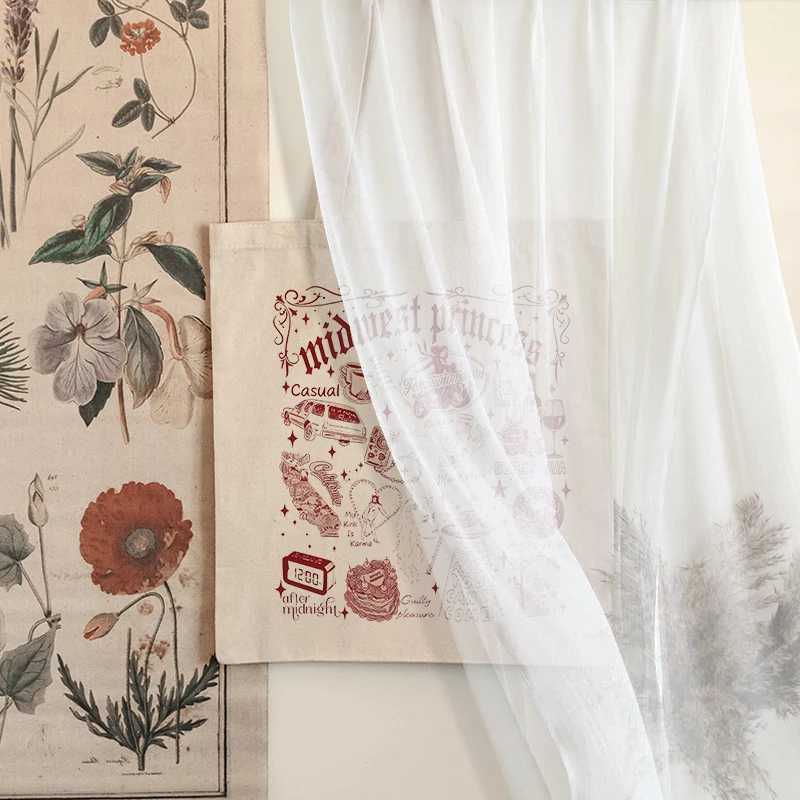 1 pc Chappell Roan Midwest Princess Pink Pony Club pattern Canvas Shoulder Bag For Travel Daily Commute Reusable Shopping Bag Z250224