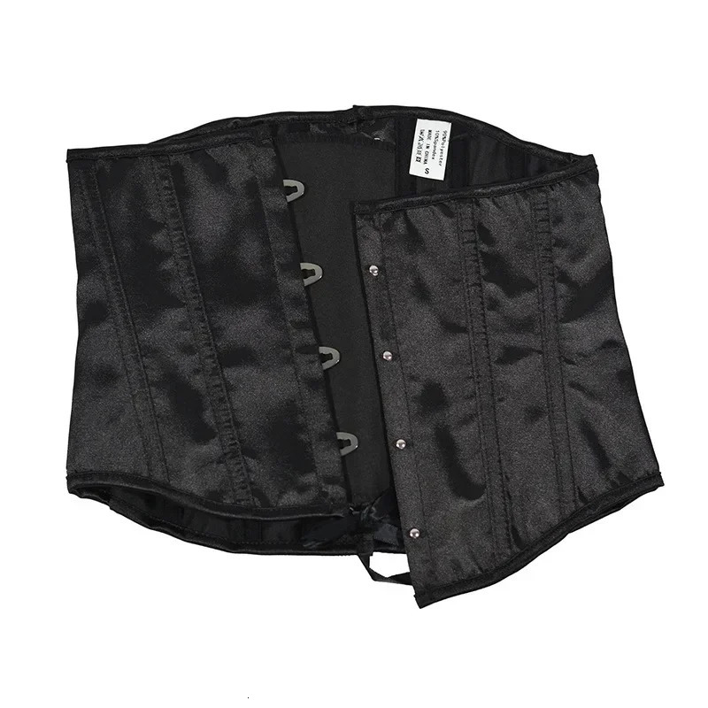 Satin Short Slimming Shaper Girdles Women Waist Trainer Corset Cummerbunds Fajas Ladies Fashion Waist Cinchers Shapewear Clothes 250224