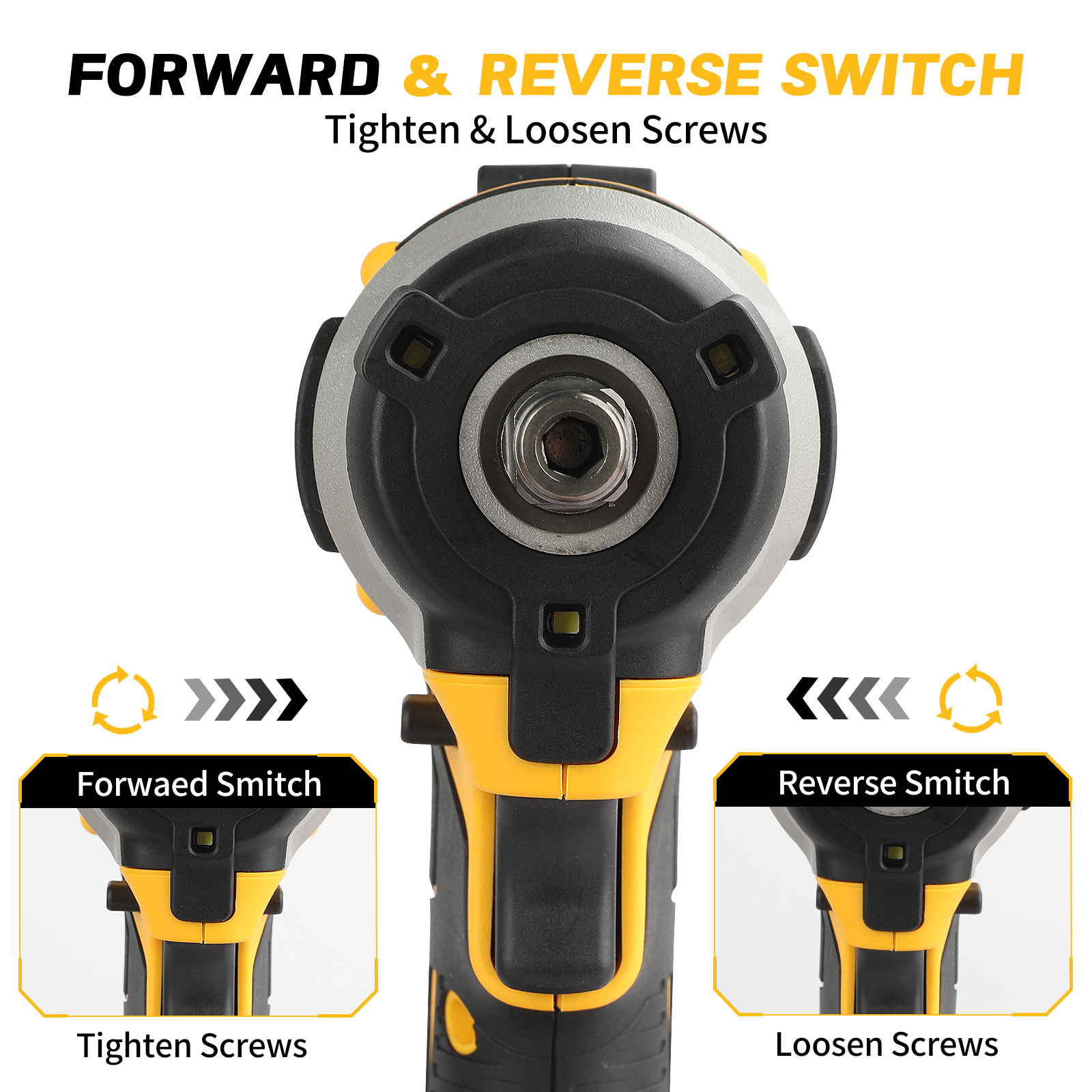 Professional DeWalt DCF850 Battery Powered Impact Screwdriver Machine Kit Brushless Technology Efficiency