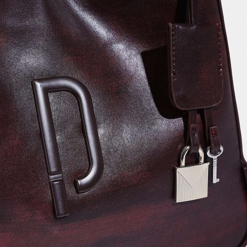 Custom Initials Bags For Women Designer Handbags Purses 2025 New In PU Vintage Letter Lock Top Handle Underarm Shoulder