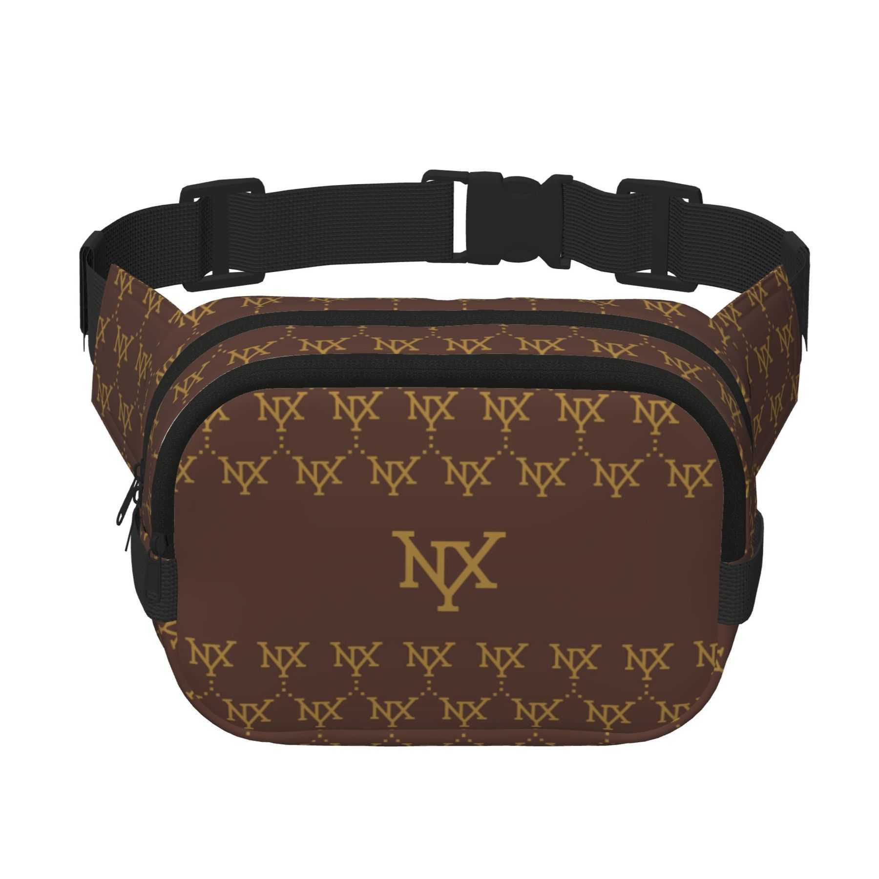 NXY Square Double Layer Waist Bags Mens Bumbag Designer Fanny Pack Belt Bag Women Classic Lightweight Bum Bag Mini Purses 250225