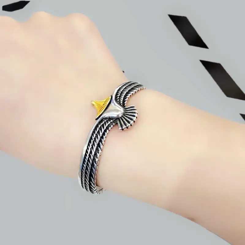 Flying Open Bracelet Personality Mens Rock Party Fashion Dominating Accories Mens Cuff BraceletXJ250225