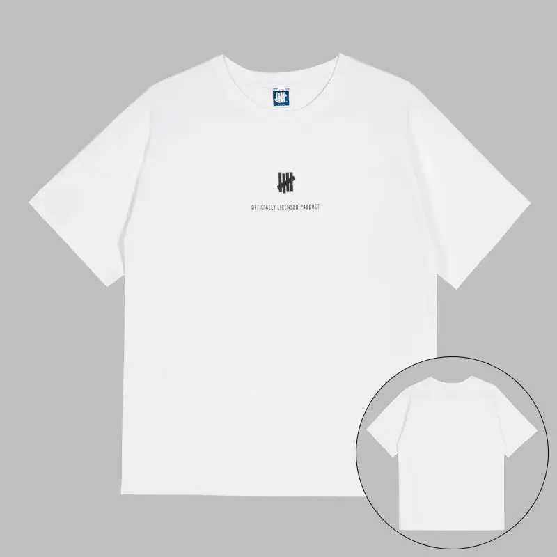 Men's T-Shirts 2025 Undefeated Loose Crew Neck Pullover Short Slve T-shirt for Men and Women Summer Trend Couples Oversized T Shirt Harajuku Y250