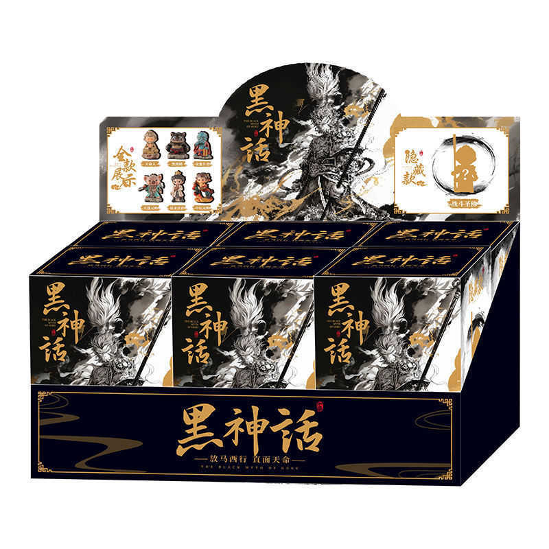Black Mythology Wukong Blind Box Handmade Game Great Saint Golden Hoop Stick Ornament Chaos Heavenly Palace Journey to the West Gift Free shipping