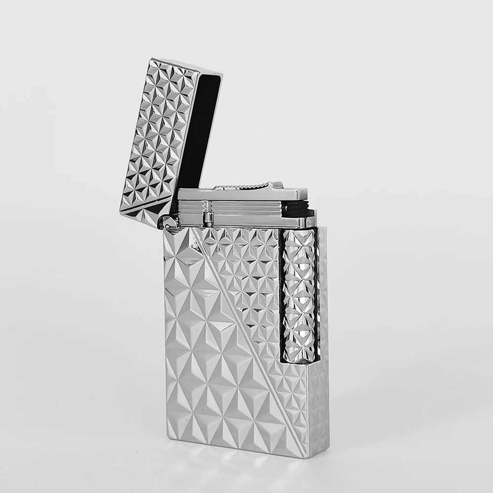 JT Dunant Lighters e Copper Ening Luxury Smoking Tools Cigarette Gadgets Single Soft Flame Gentleman Fathers Day Gifts Y250222