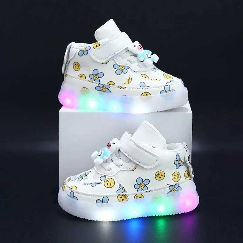 EACHIN Children Lighted Sneakers Baby Girls Spring Autumn New Walking Shoes Boys Fashion Sport Running Sneaker Kids Casual Flats W250225