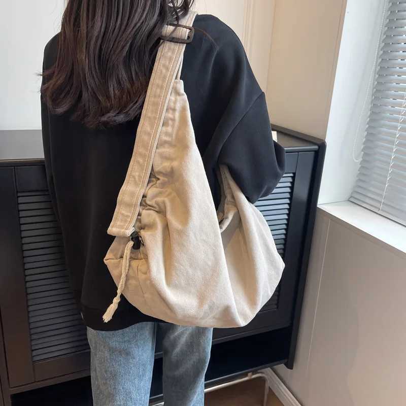 Large Capacity Canvas Women Tote Bags Fashion Female Shoulder Bag Commuting Carrying Bag Casual Designer Handbag Shopper Bag Z250224