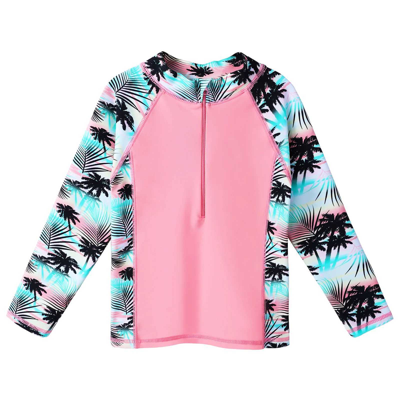 BAOHULU childrens three piece swimsuit youth swimsuit UPF50+sun protection swimsuit with hair summer beach wear Rashguard X250224