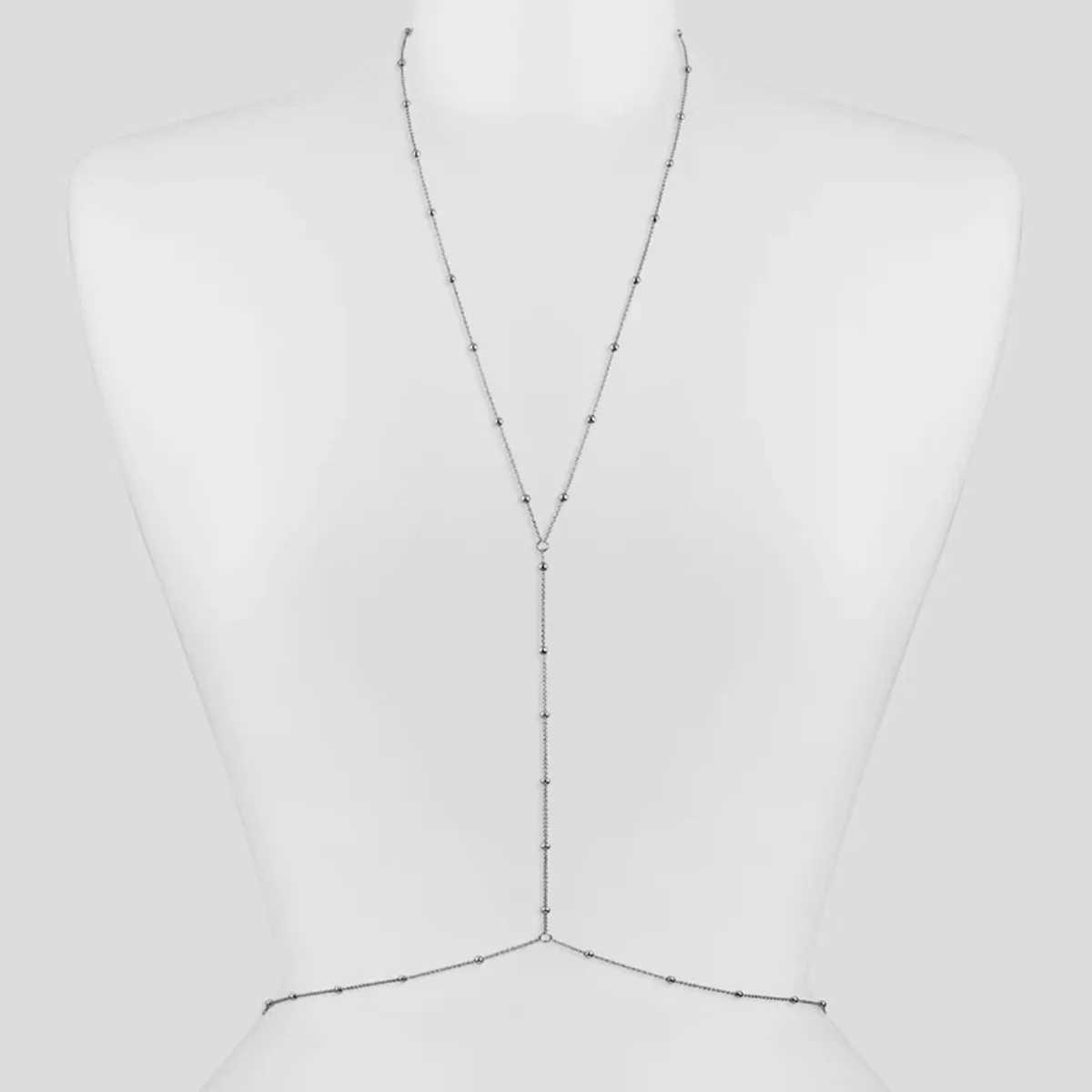 Stainss Steel Simple and fashionable bead washing chain Bohian womens body chain Sexy Beach Wedding Accories Women Bra CroXJ250224