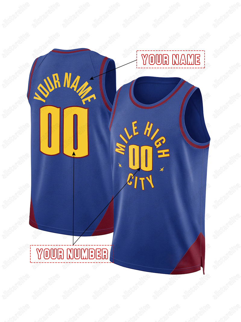 Jokic 2024 25 City Edition Basketball Jersey Murray Braun Porter Jr. Westbrook Holmes II Custom Jerseys