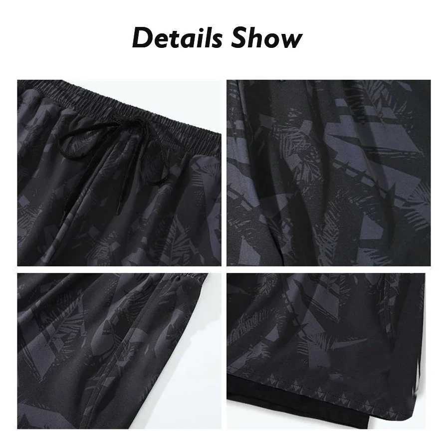(XL-4XL)Swimming Trunks Men Hot Springs Sport Shorts Quick Dry Anti Embarrassment Beach Short Pants Loose SwimsuitXJ250224