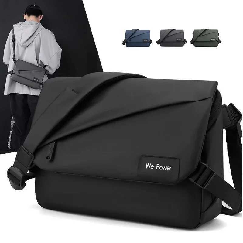 Mens Shoulder Cross Body Sling Bag Fashion Casual Multi-Capacity Military Designer Business Nylon Male Briefcase Messenger Bag Z250225