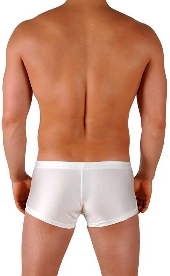 Mens Boxers Swim Shorts Mens Race Style Swimsuit With Front Pocket Beach Pool Super Speed Dry Water SportsXJ250224