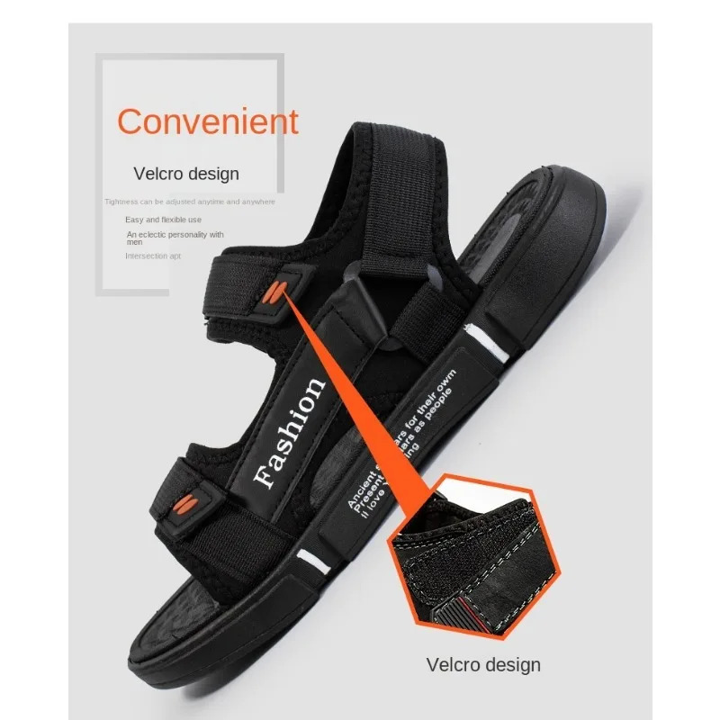 Summer Beach ren Sandals Fashion Shoes Casual Lightweight Non-slip Soft Bottom Comfortable Water Shoes High Quality 250224