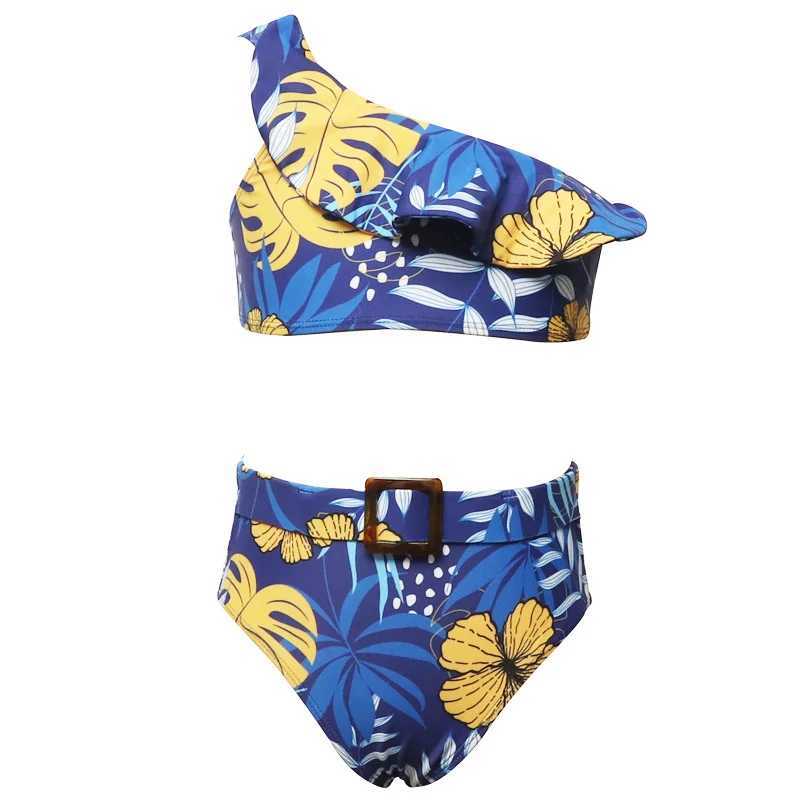 Baby Girls Swimsuits Sets Childrens Summer Fashion Beachwear Suit 2025 New Kids Pool Swimming Costume Girl Print 2Pcs Outfits X250224