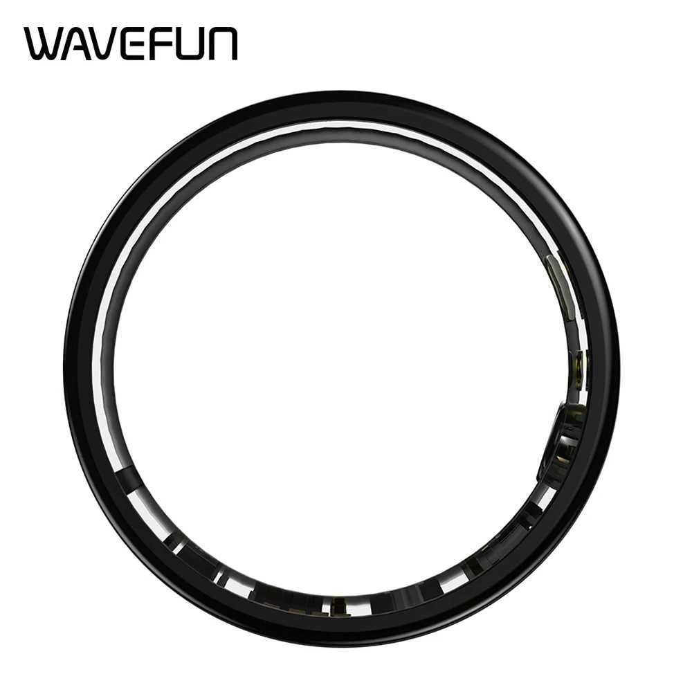 Wavefun 03 Smart Ring Health Tracker Sleep Tracking Heart Rate US Size Waterproof Fitness Tracker with Charging Box W250225