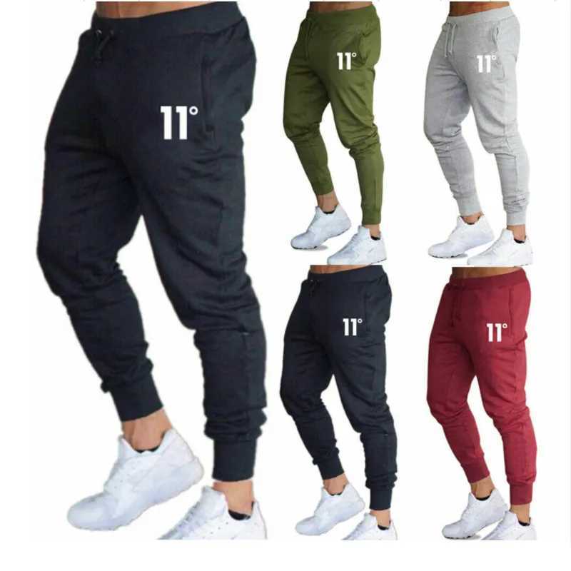 Hot Mens Casual Slim Fit Tracksuit Sports Solid Male Gym Cotton Skinny Joggers Sweat Casual Pants Trousers W250225