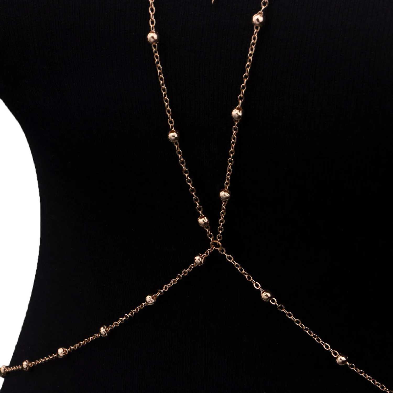 New Sexy Fashion Swimsuit Bra Body Chain Ladies Body Bead Chain Accories BD7016XJ250224