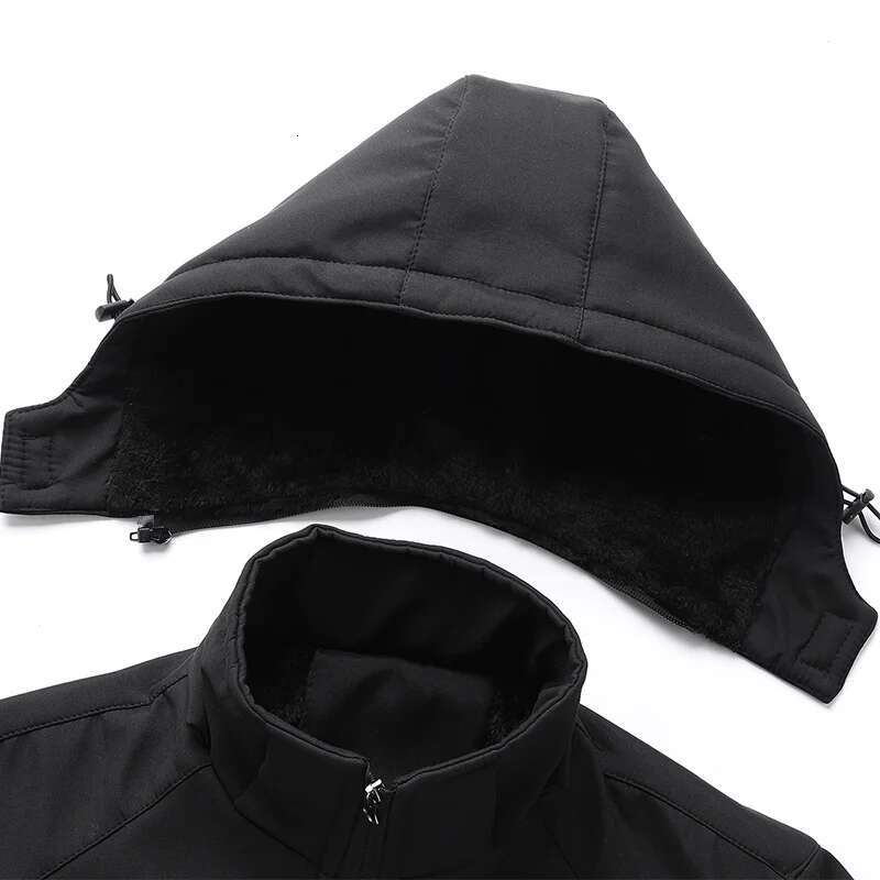 Men's New Fall Winter Fashion Punching Padded And Thickened Cold-Proof Warm Outdoor Cotton Jacket